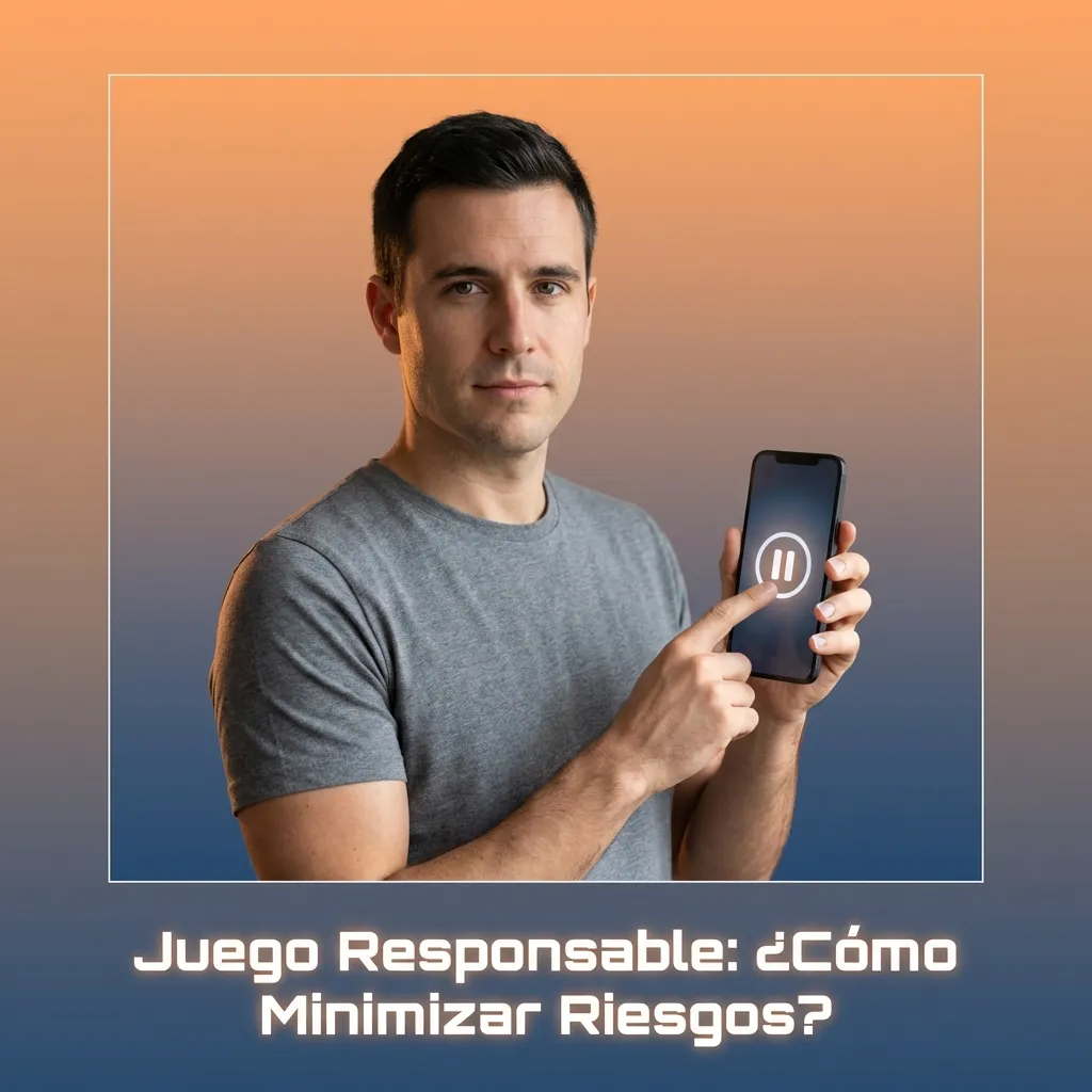Persona estableciendo límites de presupuesto en una pantalla de juego responsable con controles de seguridad