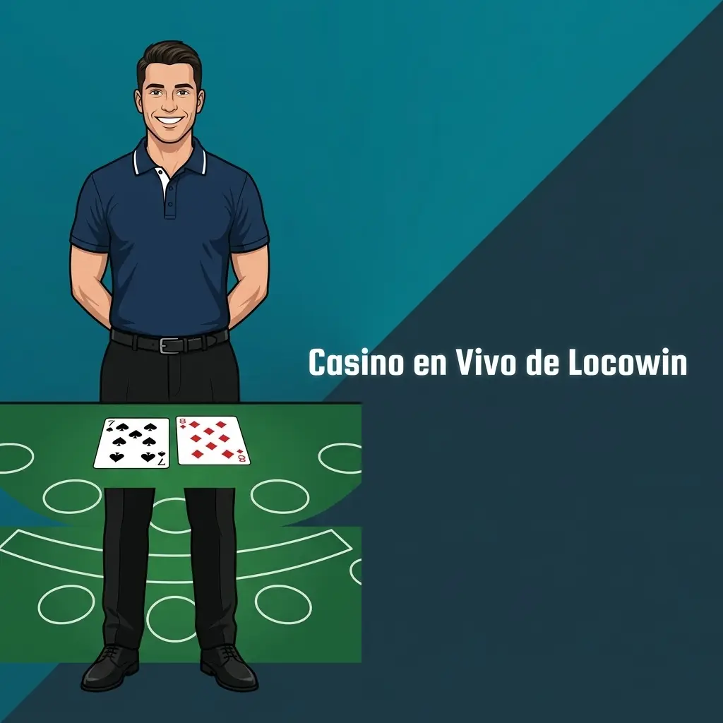 Casino en vivo de Locowin con crupieres reales en HD: ruleta, blackjack, baccarat y póker disponibles 24h