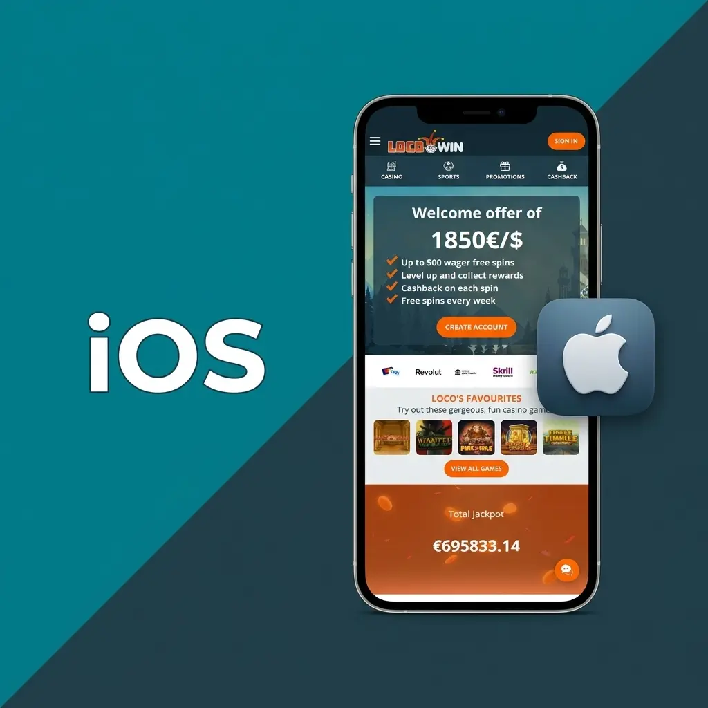 App de Locowin para iOS en iPhone y iPad, descarga desde App Store con iOS 12.0 o superior