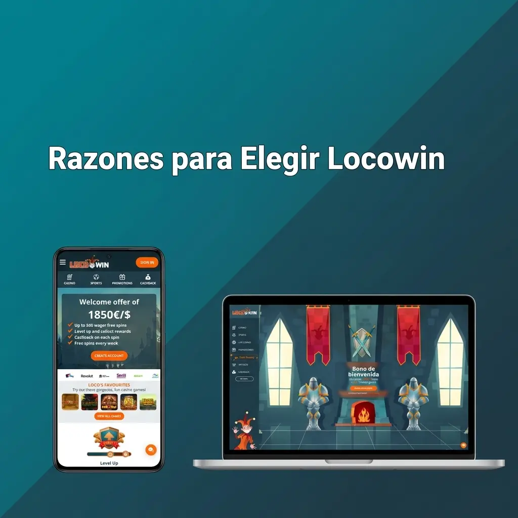 Razones para elegir Locowin: bono, licencia, deportes, casino en vivo y app móvil en España